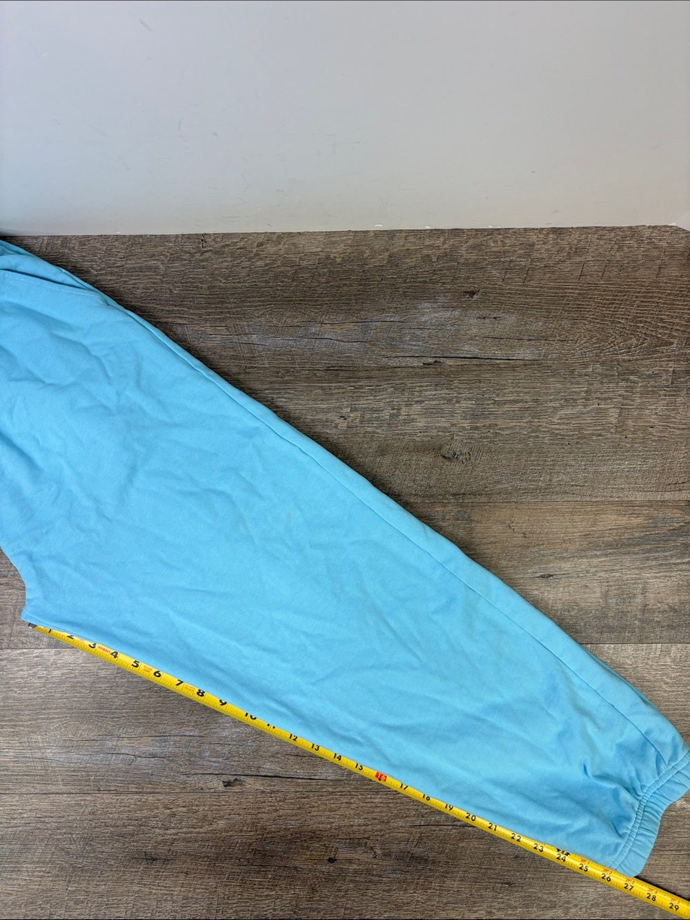 Year of Ours YOS x FFF Sky Blue Oversized Cotton Jogger Sweatpants M/L Lounge - Picture 12 of 13